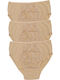 Hohe Taille Damen Slip 3Pack Beige