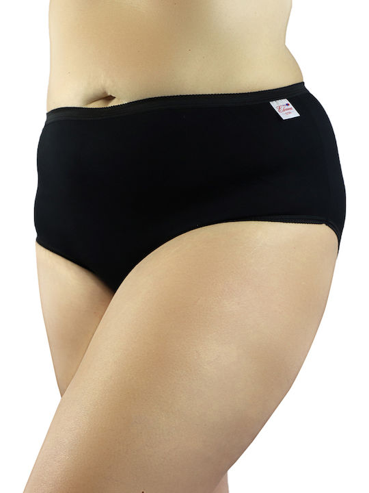 Hochtailliert Damen Slip Black