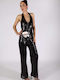 Women's Sleeveless One-piece Suit Black