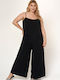 Women's Sleeveless One-piece Suit Black