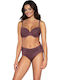 Bikini Brazil High Waist Bronze - Brown
