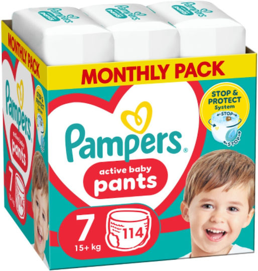 Pampers Diaper Pants 360° Monthly Pack No. 7 for 15+kg 114pcs