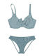 Set Bikini Τριγωνάκι Ριγέ