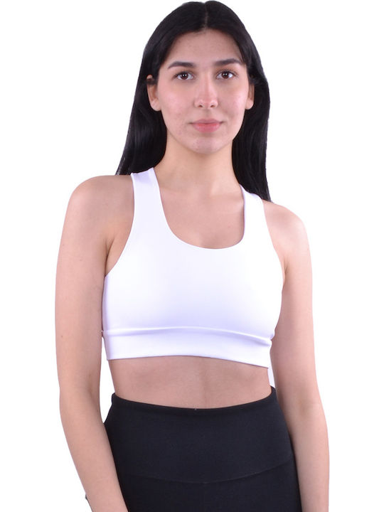 Women's Bra with Light Padding White