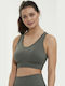 Women's Sports Bra without Padding Desert Green