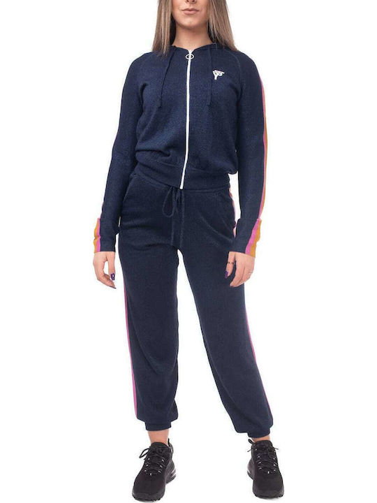 Ice Play Sweatpants Navy Blue