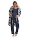 Angel's Secret Robe Maternity & Nursing in Blue color