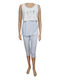 Jeannette Lingerie Maternity Pajama Set & Nursing Sky Blue