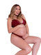 Curvy Kate Maternity & Nursing Bra with Clips Bordeaux with Black