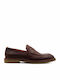 Δερμάτινα Ανδρικά Boat Shoes σε Καφέ Χρώμα Relaxed Fit