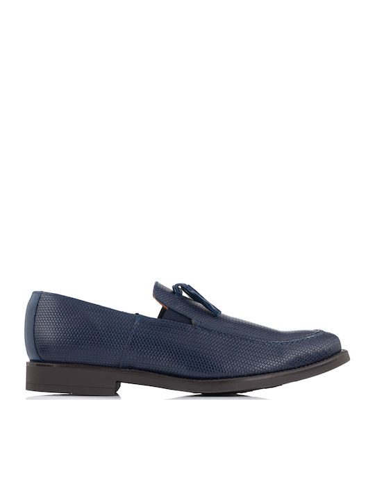 Northway Men's Leather Moccasins Blue