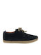 Leather Men's Espadrilles in Blue Color