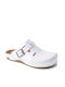 Leon 700 Herren Leder Anatomisch Clogs Weiß