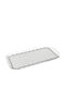 Tescoma Dekorative Platte Hölzernes Silber 1Stück 40x26x2cm