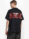 T-shirt Μαύρο