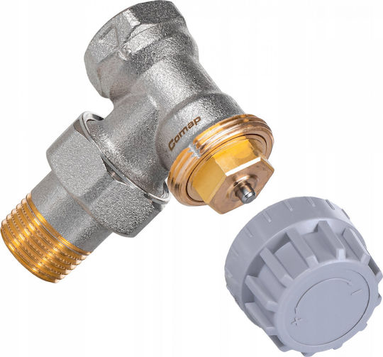 Vana Termostatică Unghiulară Comap 1/2 Kv 0,55 Fără Preajustare Comap