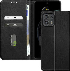Avizar Case Motorola Edge 20 Lite Clamshell Wallet Video Holder Black