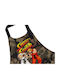 Koupakoupa Street Fighter Apron Gray 31.5x20cm