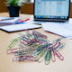 Metal Colored Paper Clips No.5 50mm 50 Pieces