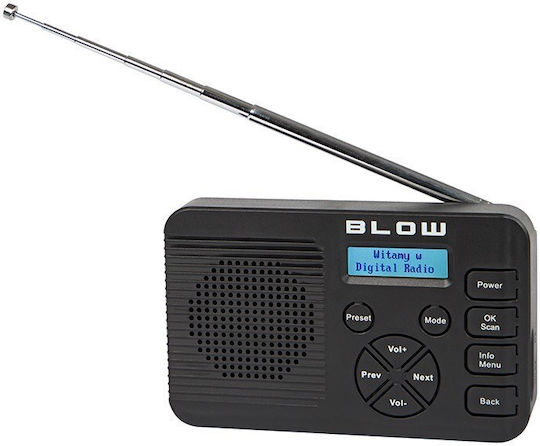 Blow RK4 Φορητό Ραδιόφωνο DAB+ Μαύρο