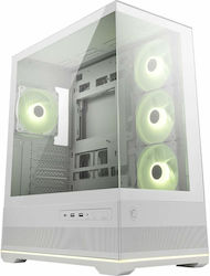 MSI MAG PANO 110R PZ Геймърско бюро Midi Tower със страничен прозорец