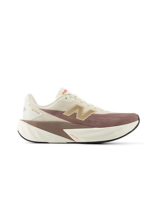 Rebel V5 Γυναικεία Αθλητικά Παπούτσια Running Beige / Brown