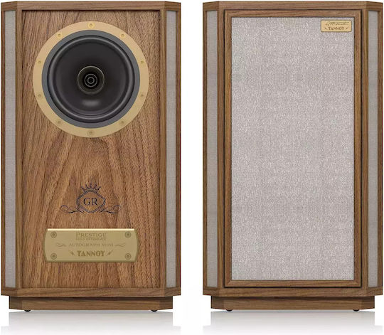 Tannoy Autograph MINI-OW Ζεύγος Ηχείων Hi-Fi Βιβλιοθήκης Καρυδιά / Καφέ