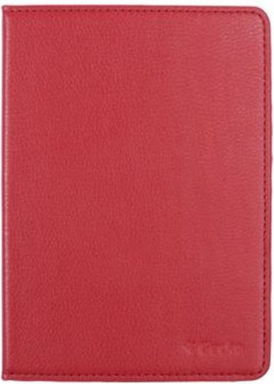 Gecko Folio Hülle Kobo Aura Edition 2 Luxuriöse Kompakte Magnetischer Verschluss Rote
