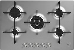 Master Kitchen Gas Silber MKHG 7541EDS-FTCXS Master Kitchen Gas Silber MKHG 7541EDS-FTCXS