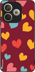 Sonique Heart Series Case Oppo A5 Pro 5g Burgundy