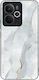 Husă Sonique Marble Series Realme 14t 5g Alb 01
