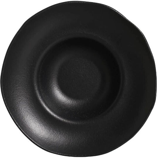Porto Brasil Teller Nudeln Keramik Schwarz mit Durchmesser 28cm