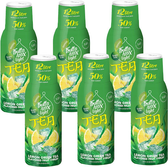 Fruttamax Ceai cu Gheață Lămâie Verde Light Sirop 500 Ml 6 Bucăți