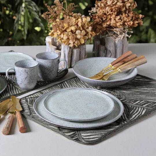 Porto Brasil Alb Ceramică Set de Vase 19buc