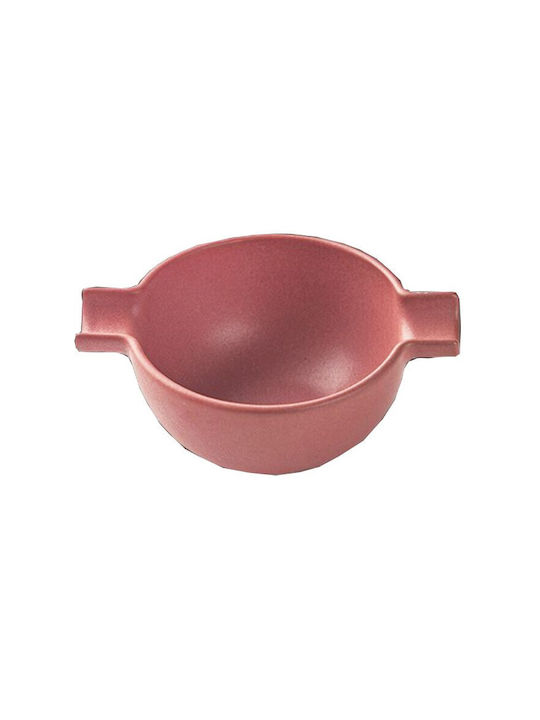 Fm Bowl Dip Serving Bowl Oval made of Porcelain Orange 17x7.5cm