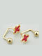Hypoallergenic Gold Plated Kids Earrings Studs from Steel