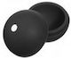 Bartool Round Silicone Ice Cube Tray Black BT132