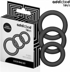 Addicted Toys Комплект Пръстени Петел Силикон Addicted Toys Комплект Пръстени Петел Силикон