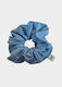 Shiny Scrunchie Carolina Albastru