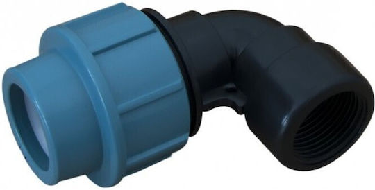 Pe Elbow Screwed 25x3/4 Inch Threaded Water