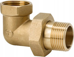 Brass Angle Fitting 1.1/4"" G G