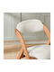 Wooden Foldable Kitchen Chair White 47x50x51cm