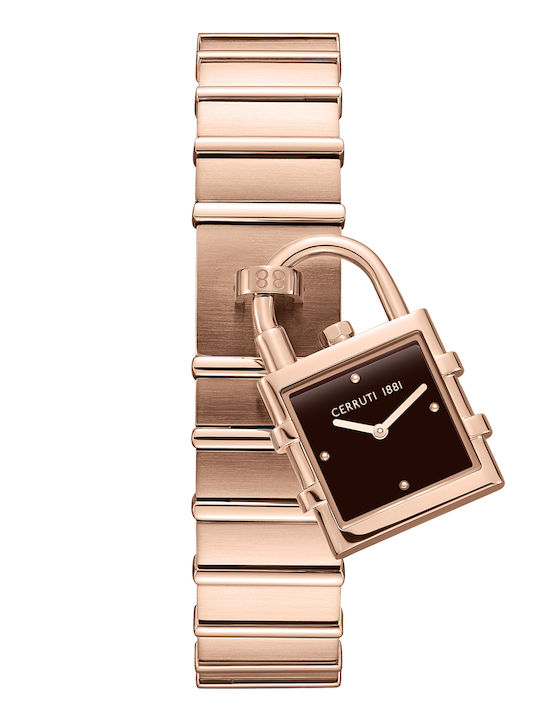 Cerruti Crystals Ceas de Damă cu Rose Gold Brăț...