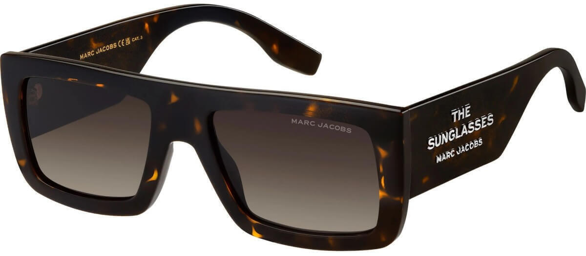 Marc Jacobs Men's Sunglasses with Brown Tartaruga Plastic