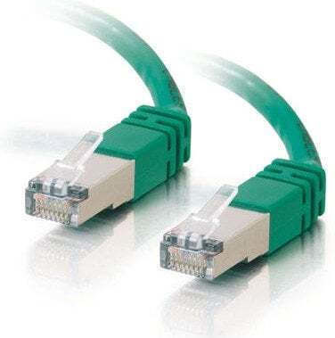Logon SF/UTP Cat.5e (Gigabit) Καλώδιο Δικτύου Ethernet 0.5m Πράσινο