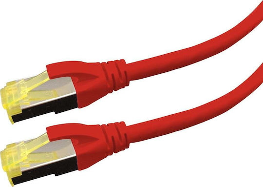 Logon S/FTP Cat.6a Cablu de rețea Ethernet 3m Roșu 1buc