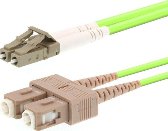 Logon LC-SC Fiber Optic Cable 1m Green