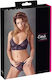 Cottelli Collection Sexy Lingerie Set with Lace Purple