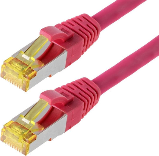 Telegärtner S/FTP Cat.6a Ethernet Network Cable 1m Purple 1pcs