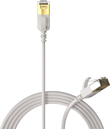 Procab U/FTP (STP) Cat.7 (10Gbps) Καλώδιο Δικτύου Ethernet 0.3m Γκρι